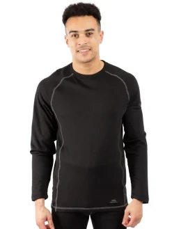 Trespass Adults Sandler Black Base Layer Set^ Thermals