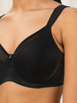 New Triumph Wired True Shape Sensation Minimizer Bra Black