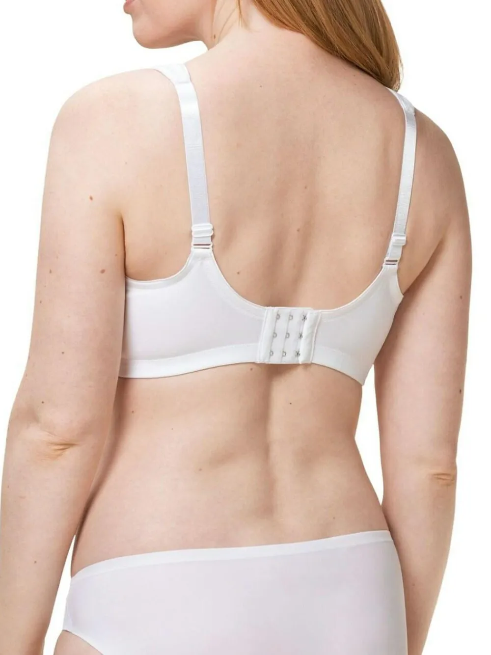 Sale Triumph Modern Soft Cotton Non Wired Bra White