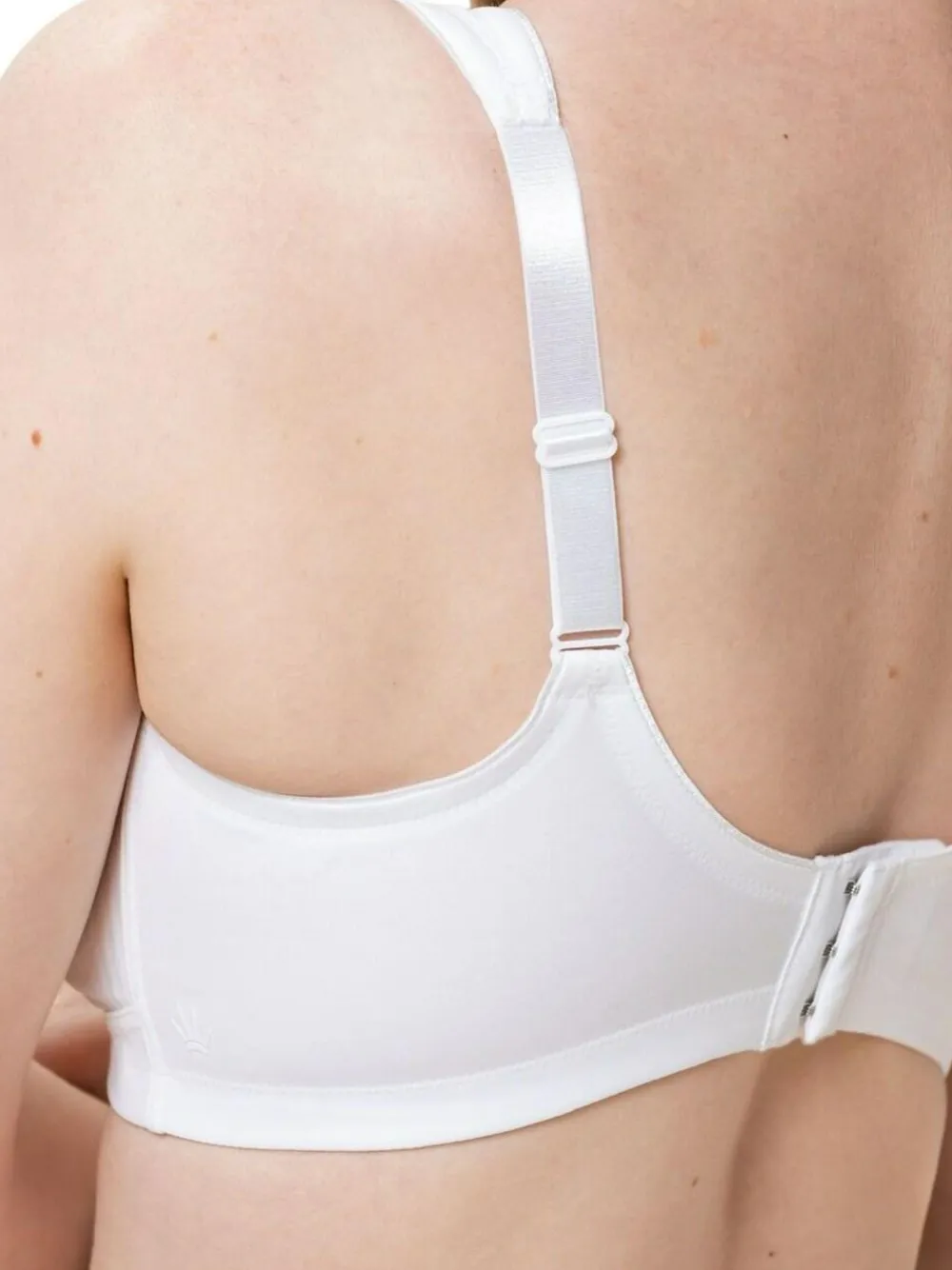 Sale Triumph Modern Soft Cotton Non Wired Bra White