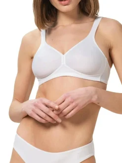 Sale Triumph Modern Soft Cotton Non Wired Bra White