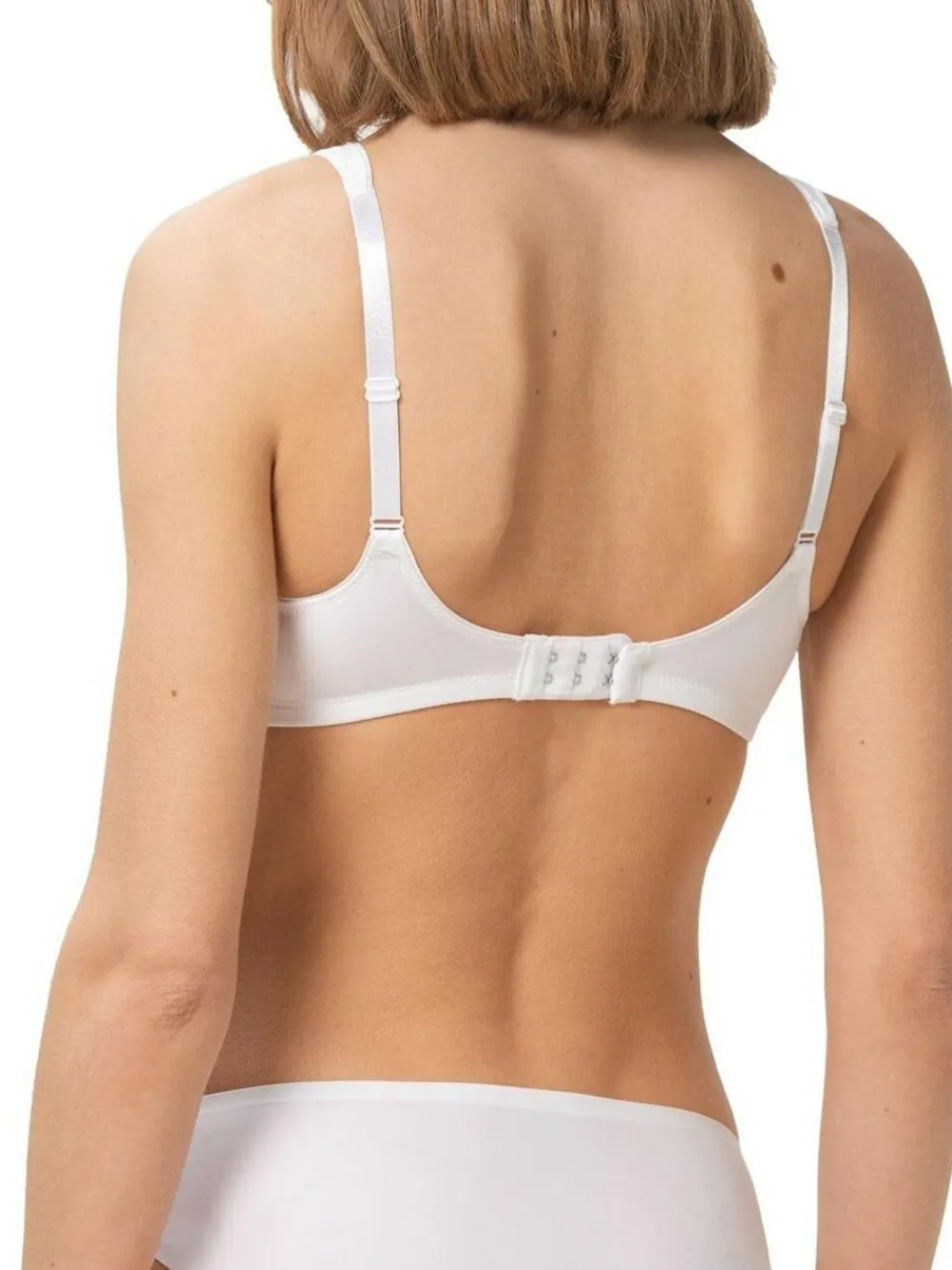 Sale Triumph Modern Soft Cotton Non Wired Bra White