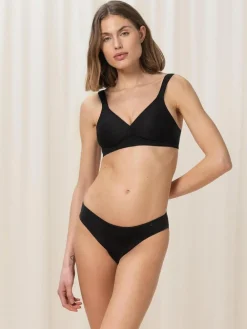 Outlet Triumph Modern Soft Cotton Non Wired Bra Black