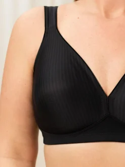Outlet Triumph Modern Soft Cotton Non Wired Bra Black