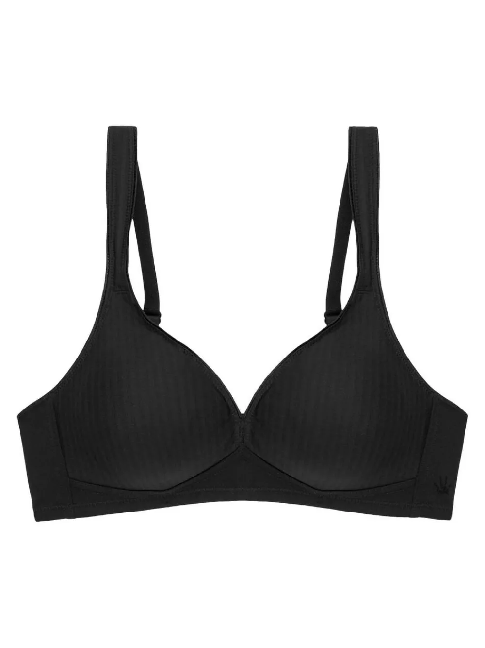 Outlet Triumph Modern Soft Cotton Non Wired Bra Black