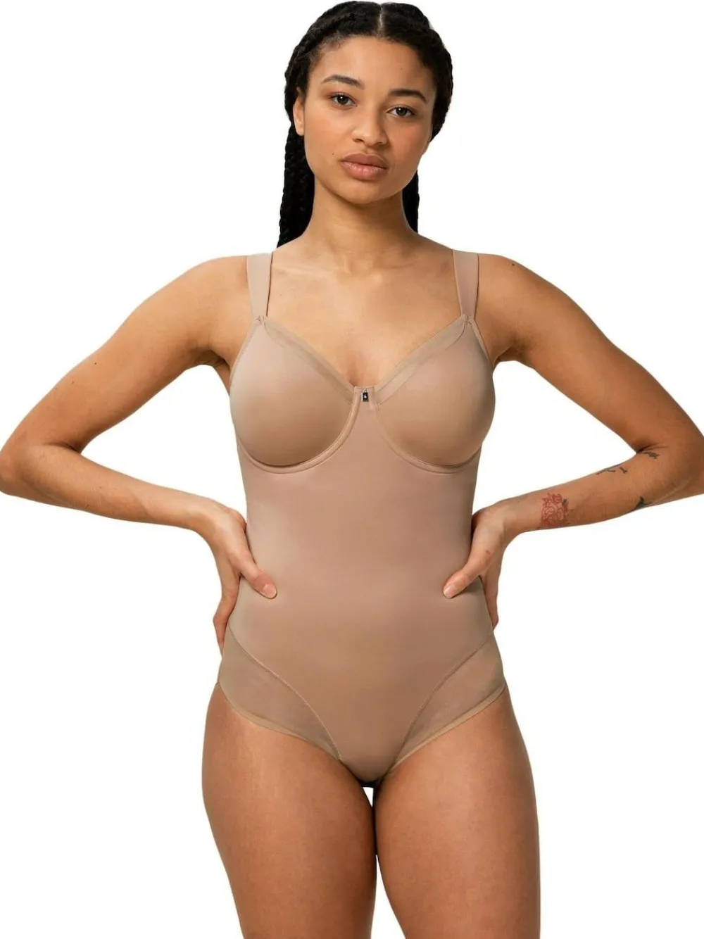 New Triumph True Shape Sensation Wired Shaping Bodysuit Nude