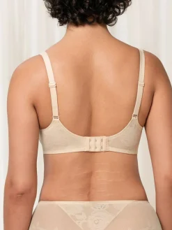 Online Triumph Wild Sensation Minimiser Bra Nude