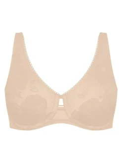Online Triumph Wild Sensation Minimiser Bra Nude