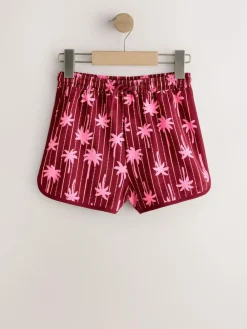 Hot Next 5 Pack Racer Shorts (3-16yrs) Tropical/Purple