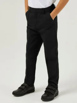 Hot Trutex Boys Slim Leg Black 2 Pack School Trousers