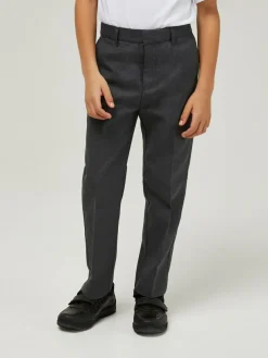 Online Trutex Junior Boys Regular Fit Grey School Trousers