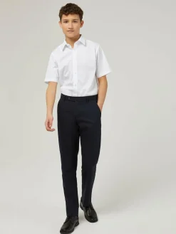 Trutex Senior Boys Slim Leg School Trousers^BOY Tznius Pants