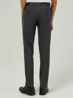 Trutex Shorter Length Slim Leg Senior Boys Grey School Trousers^BOY Tznius Pants