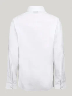 New Trutex White Regular Fit Long Sleeve 3 Pack School Shirts