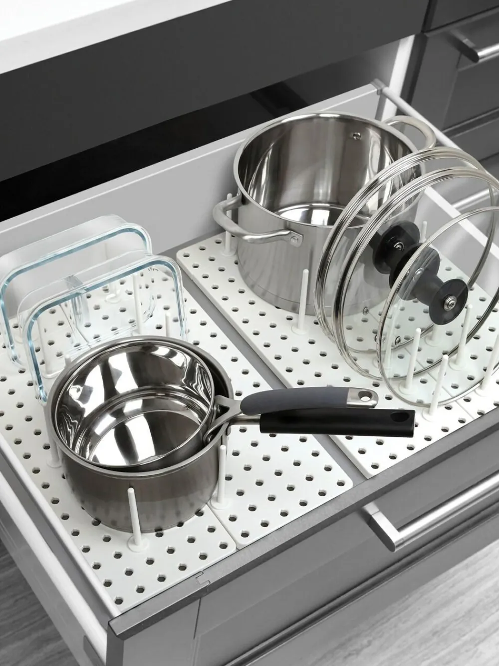 Umbra White Peggy Drawer Organiser^ Storage & Organisation|Branded Kitchenware