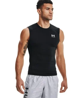 Best Under Armour HeatGear Base Layer Vest Black