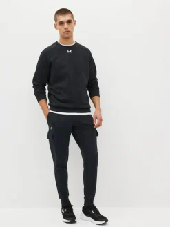 Discount Under Armour Rival Fleece Cargo Jogger Black
