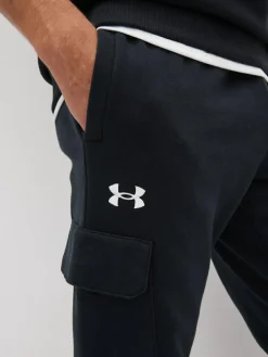 Discount Under Armour Rival Fleece Cargo Jogger Black