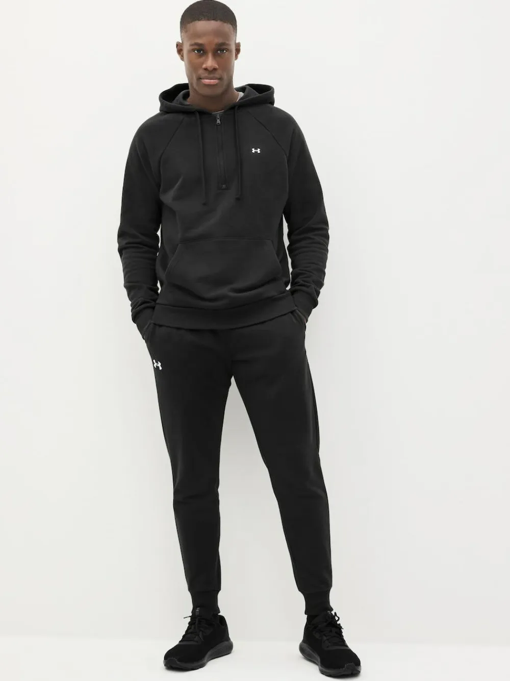Clearance Under Armour Rival Fleece Joggers Black