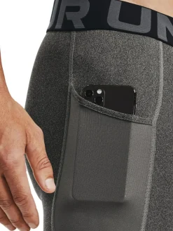 Best Under Armour Heat Gear Long Shorts Grey