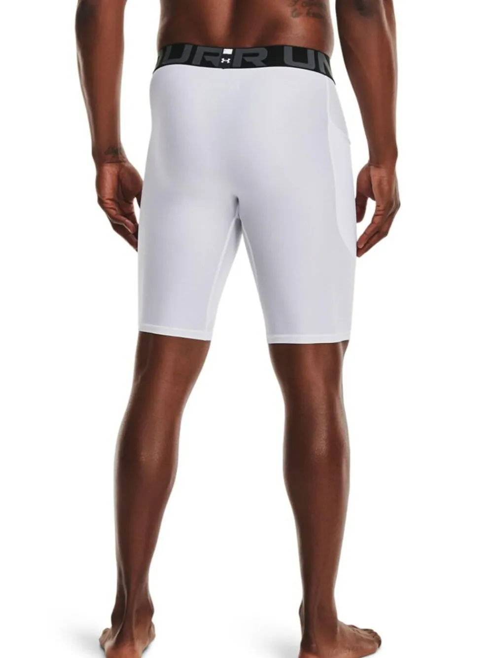 Best Under Armour Heat Gear Long Shorts White