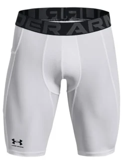 Best Under Armour Heat Gear Long Shorts White
