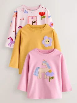 Next Character Long Sleeve Tops 3 Pack (3mths-7yrs)^ Cosy Club|Baby Winter Clothing