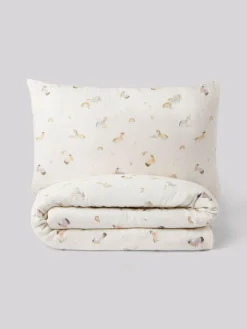 Best Next Crinkle Muslin 100% Cotton Duvet Cover and Pillowcase Set Unicorn