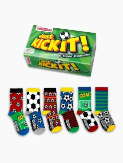 United Odd Socks Green Football Kick Boys Socks 6 Packs^BOY Socks & Tights|Socks & Tights