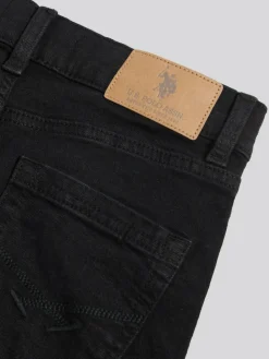 New U.S. Polo Assn . Classic Fit Jeans Black