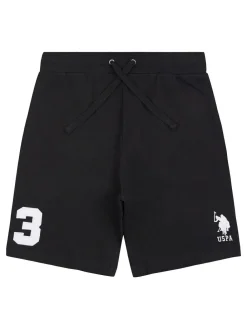 U.S. Polo Assn . Mens Classic Fit 100% Cotton Player 3 Sweat Shorts^ Shorts