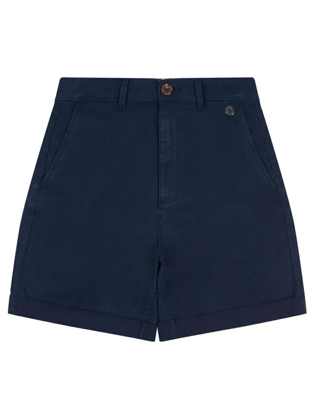 U.S. Polo Assn . Blue Classic Womens Chino Shorts^Women Shorts