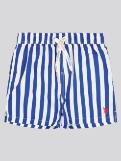 U.S. Polo Assn . Boys Stripe Swim Shorts^BOY Swimwear