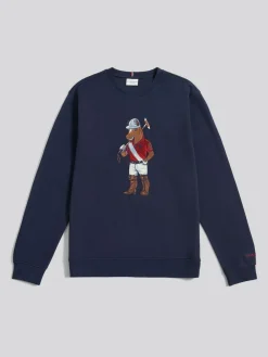 U.S. Polo Assn . Blue Mens Chuck Crew Sweatshirt^ Loungewear