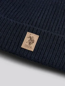U.S. Polo Assn . Signature Double Horsemen Knit Beanie^BOY Hats