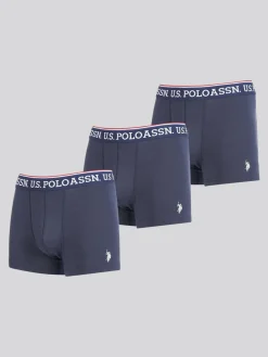 U.S. Polo Assn . Trunks 3 Pack Blue