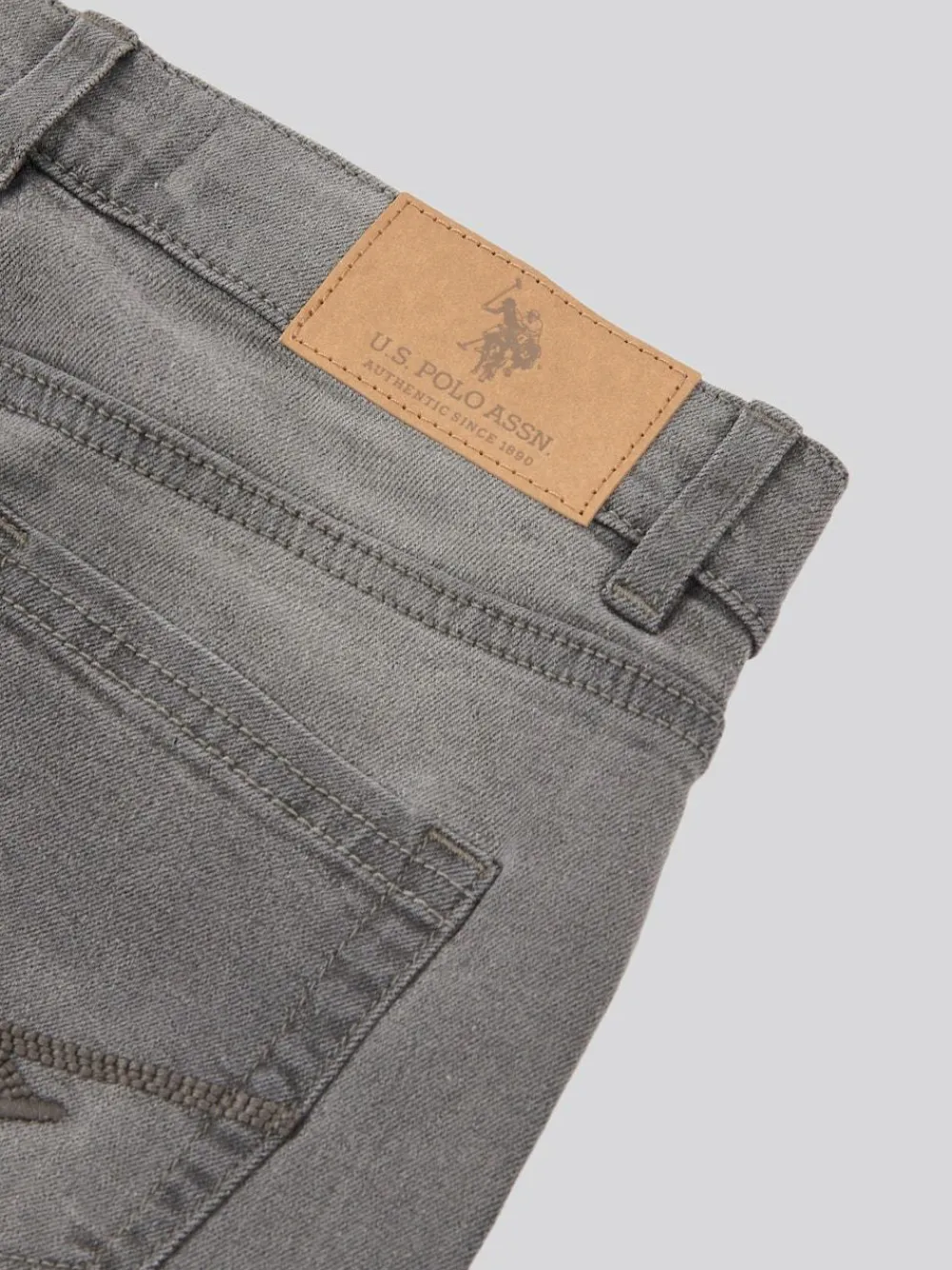 New U.S. Polo Assn . Classic Fit Jeans Grey
