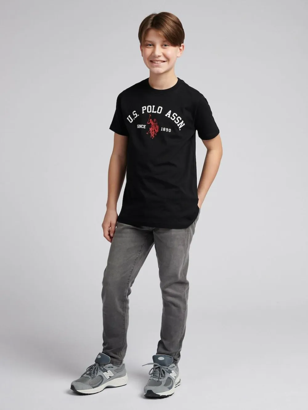 New U.S. Polo Assn . Classic Fit Jeans Grey