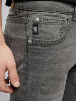 New U.S. Polo Assn . Classic Fit Jeans Grey