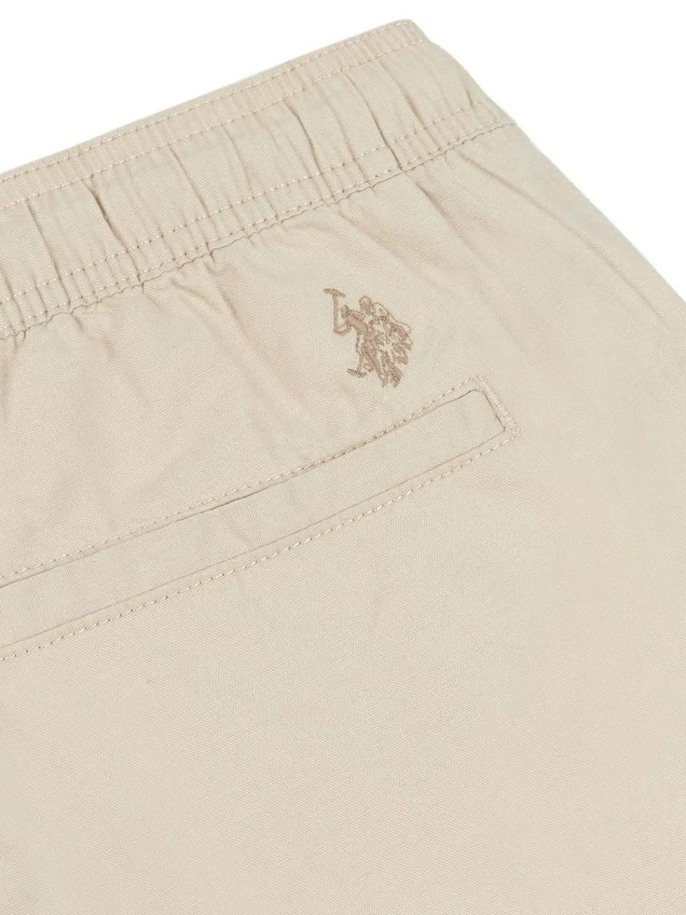 U.S. Polo Assn . Natural Mens Linen Blend Deck Shorts^ Shorts