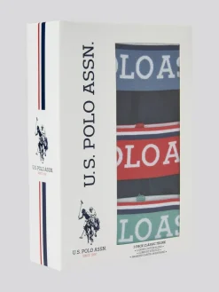 Discount U.S. Polo Assn . Trunks 3 Pack Navy