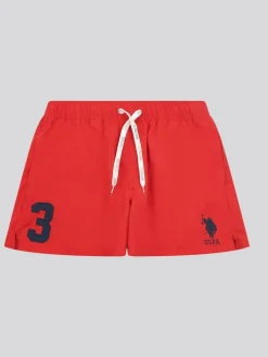 U.S. Polo Assn . Mens Player 3 Swim Shorts^ Swimwear