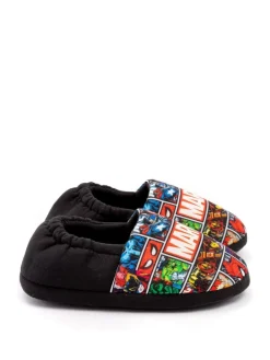 Vanilla Underground Black Marvel Winter Slippers^BOY Nightwear