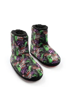 Vanilla Underground Black Minecraft Slipper Boots^BOY Nightwear
