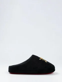 Vanilla Underground Black One Piece Mule Slippers^BOY Nightwear
