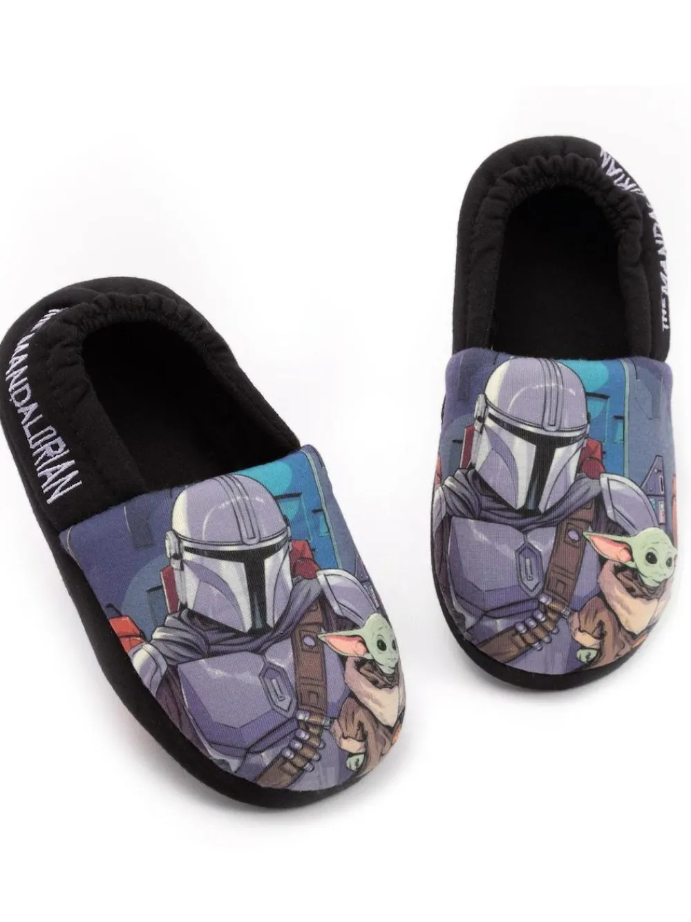 Vanilla Underground Black Mandalorian Winter Slippers^BOY Nightwear