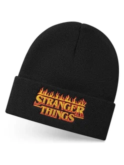 Best Vanilla Underground Adults Stranger Things Beanie Hat Black
