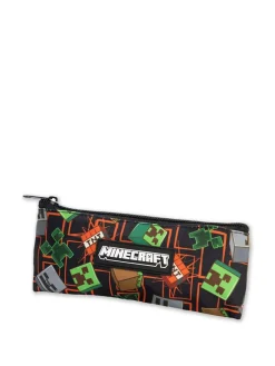 Vanilla Underground Black Minecraft Backpack Set 3 Piece^BOY Bags