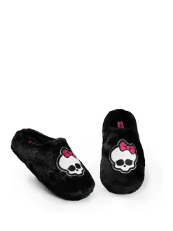 Vanilla Underground Black Monster High Mule Slippers^Women Slippers
