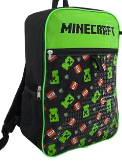 Vanilla Underground Black Minecraft Backpack Set 5 Piece^BOY Bags